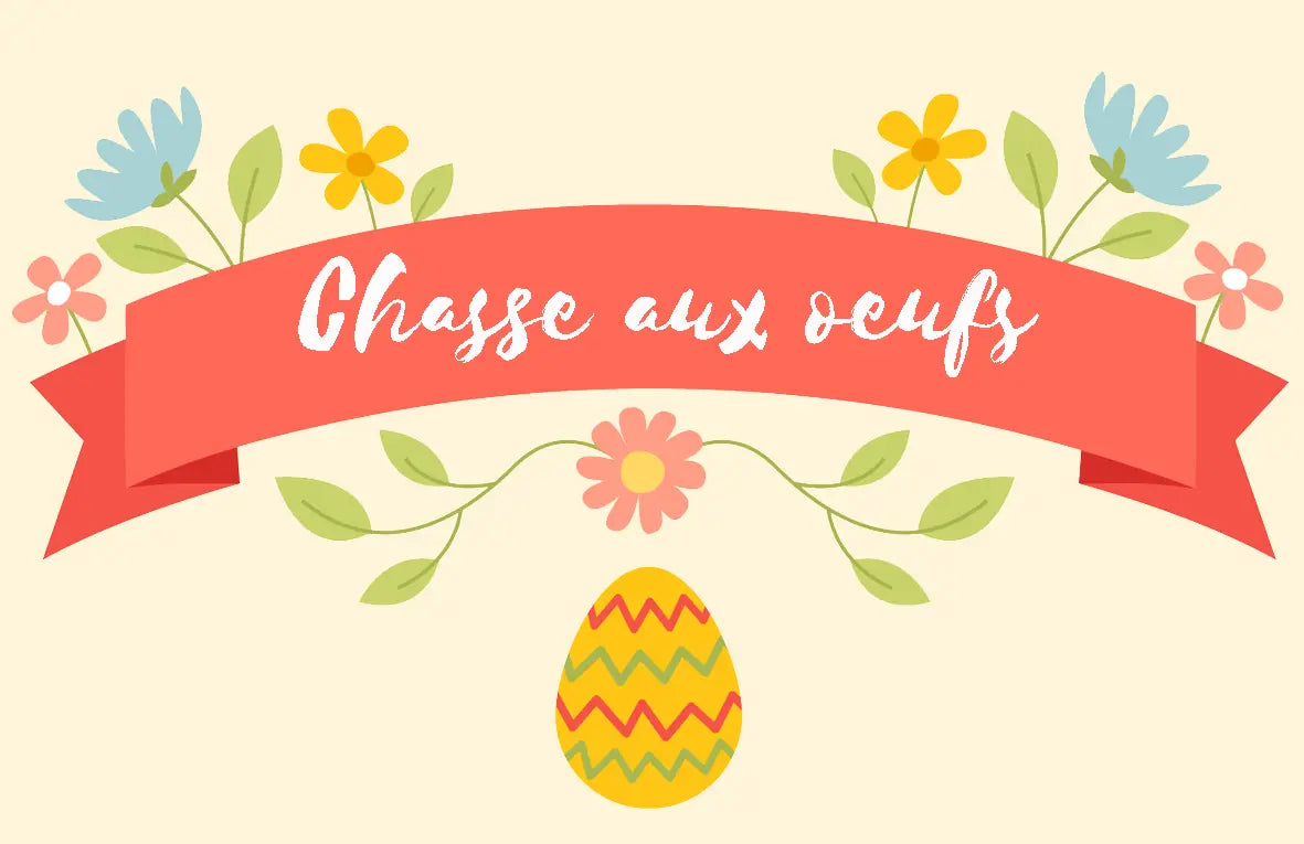 🐣 Panneaux chasse aux oeufs de Pâques à imprimer (gratuit)