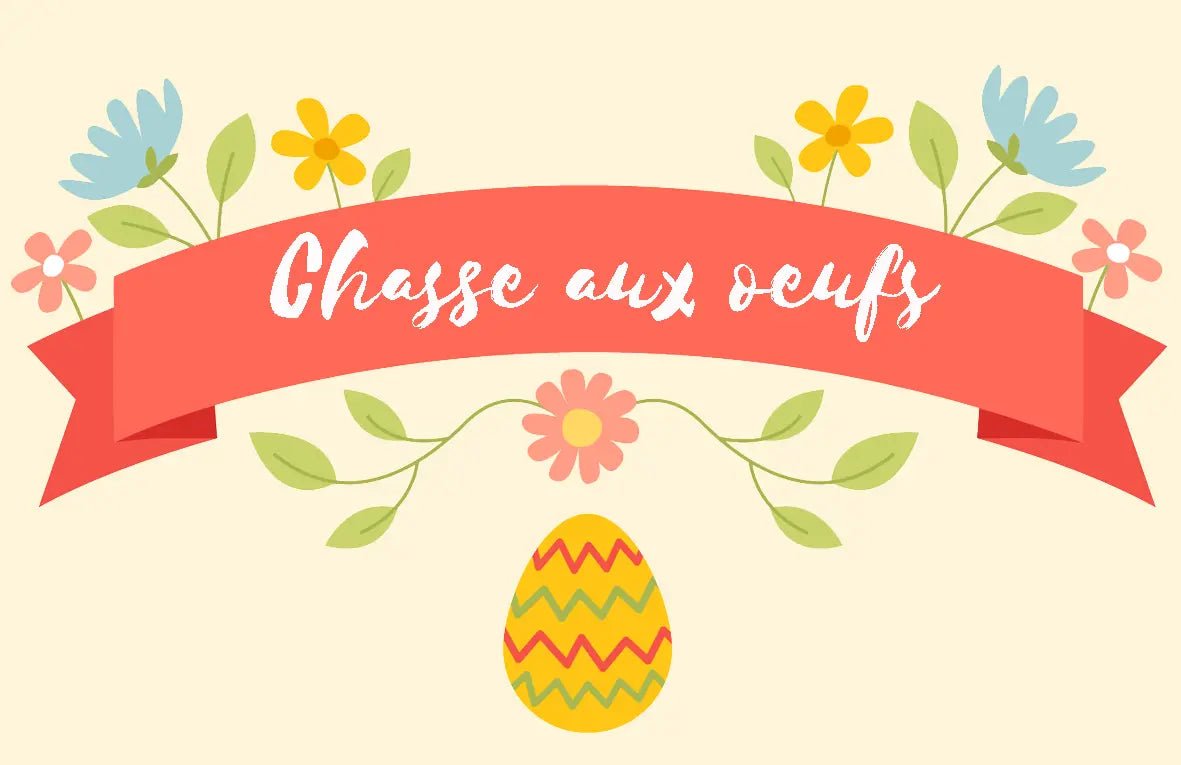 🐣 Panneaux chasse aux oeufs de Pâques à imprimer (gratuit) - TRESORS & confettis