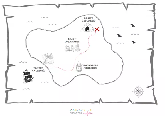 L'île des pirates 7-9 ans