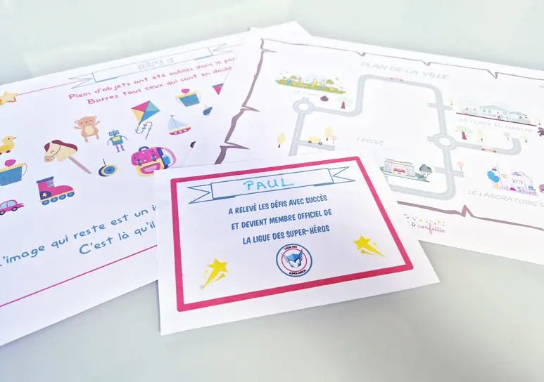 La Mini-Ligue des Super-Héros - TRESORS & confettis