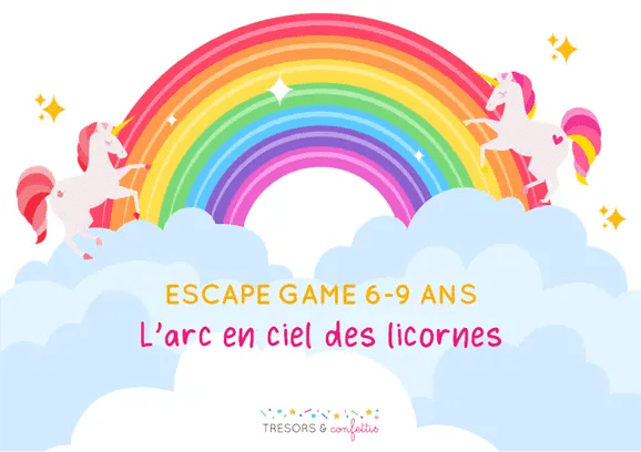 L'arc-en-ciel des licornes - TRESORS & confettis