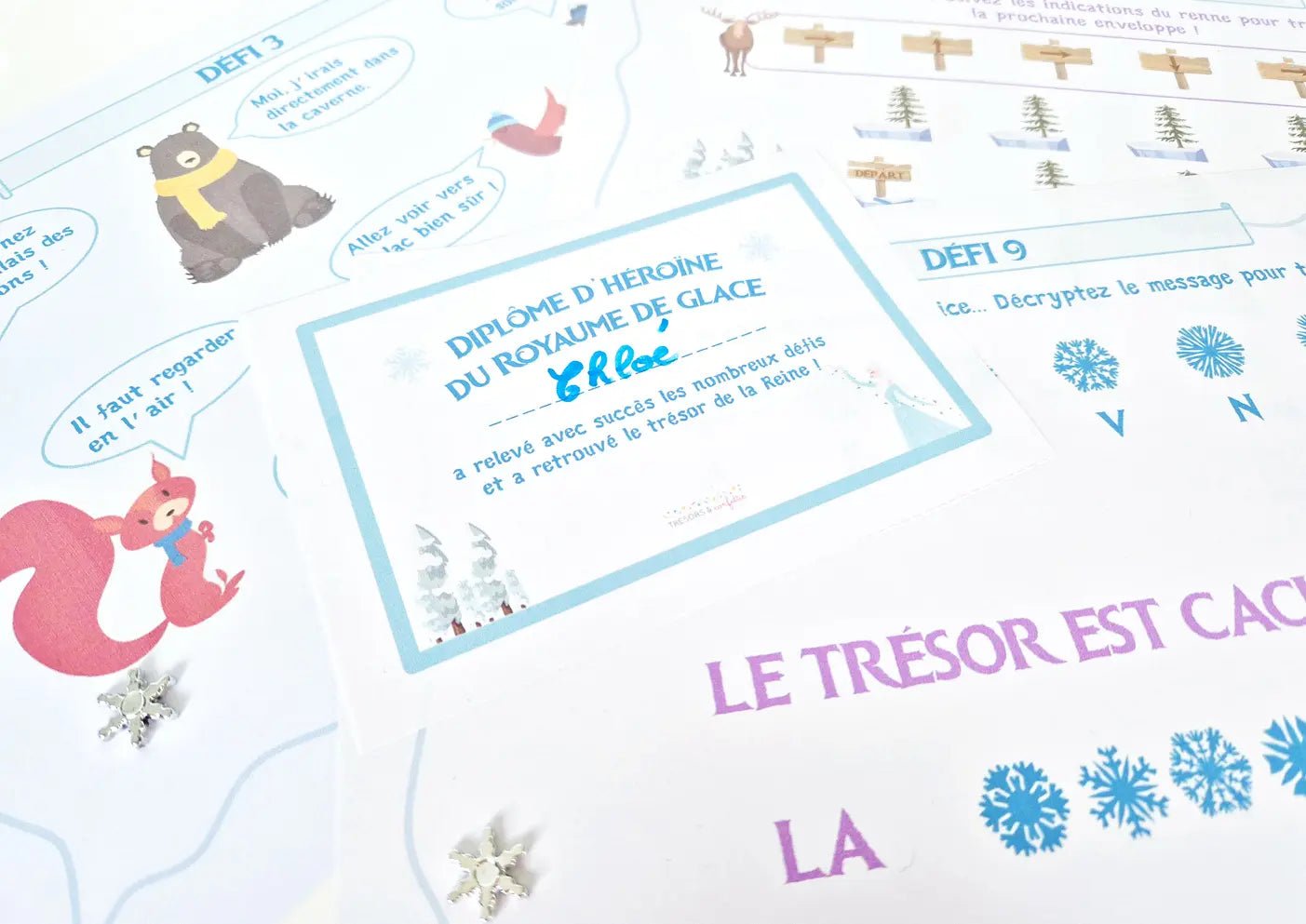 Le royaume de glace 5-6 ans - TRESORS & confettis