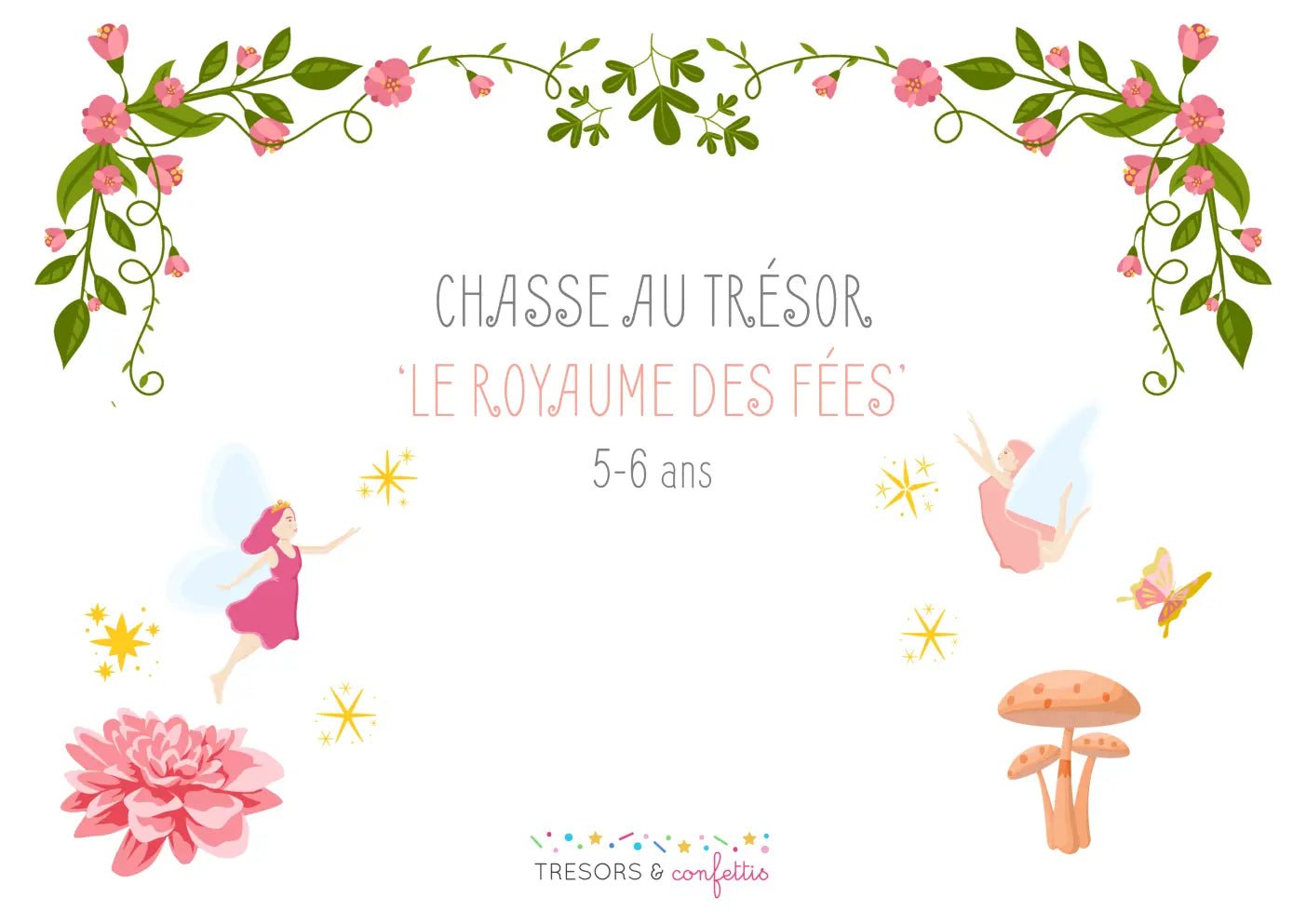 Le royaume des fées 5-6 ans - TRESORS & confettis