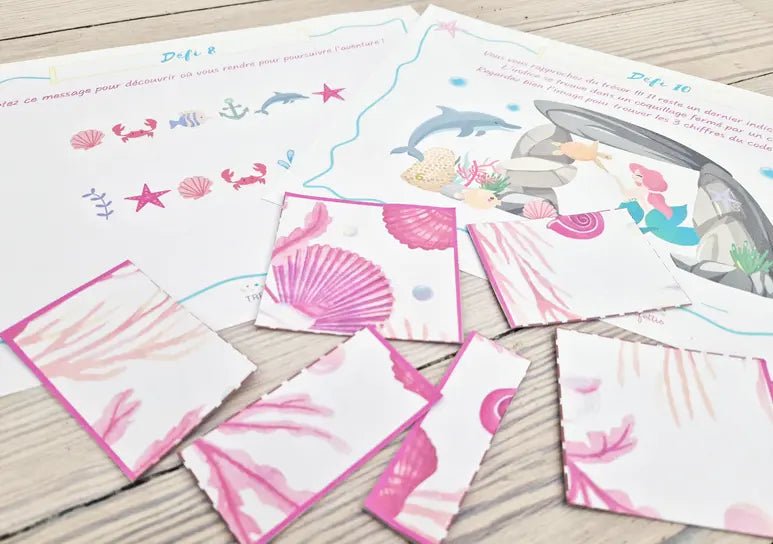 Le trésor des sirènes 5-6 ans - TRESORS & confettis