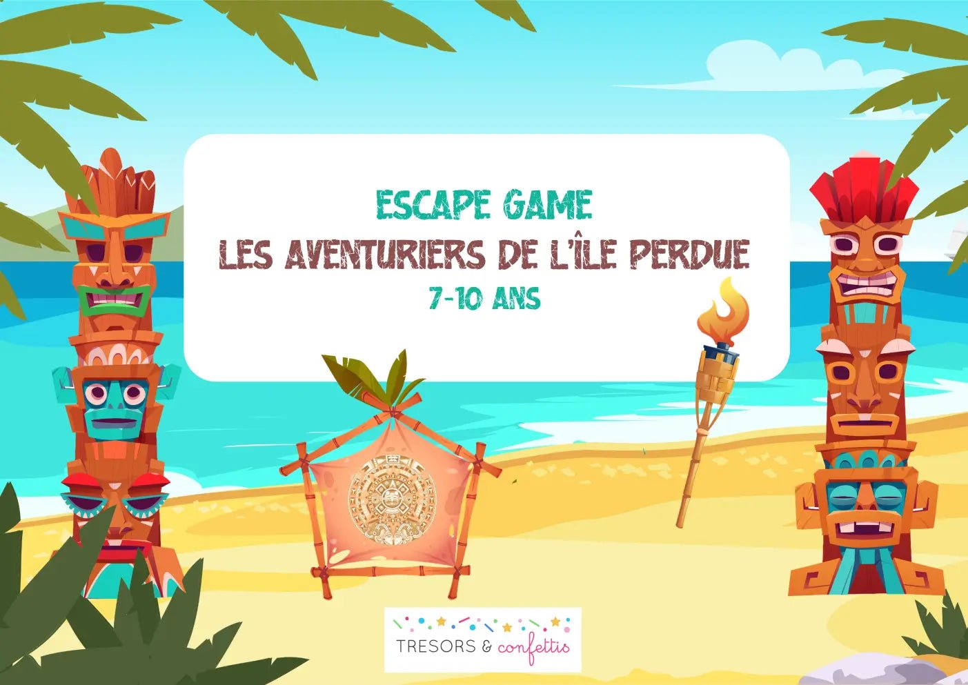 Les aventuriers de l'île perdue - TRESORS & confettis