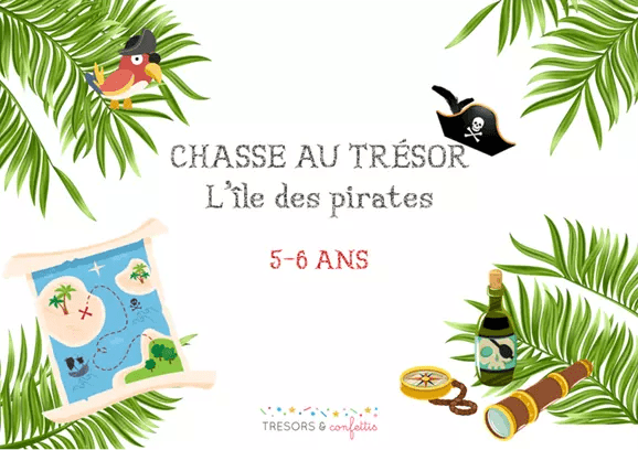 L'île des pirates 5-6 ans - TRESORS & confettis